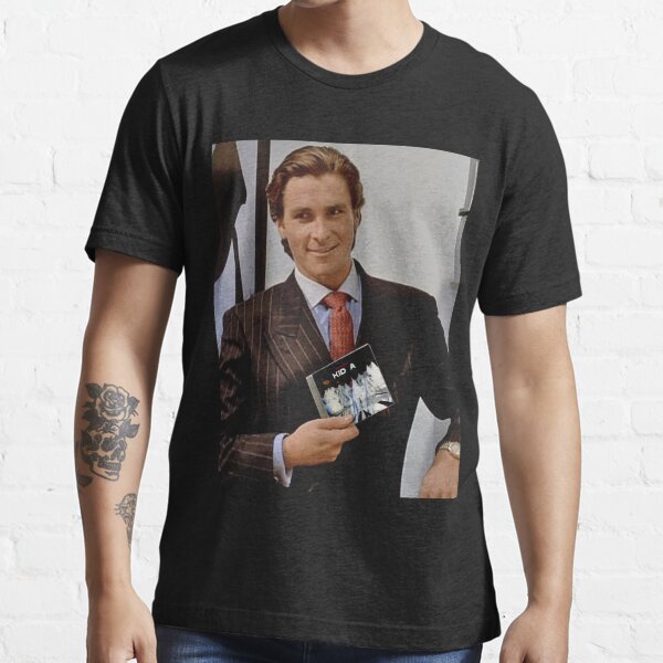 Patrick Bateman holding Kid A Essential T-Shirt