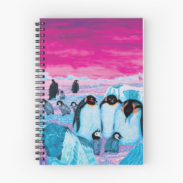 Item preview, Penguins on pink ice designed and sold by HappyBeachPress.
