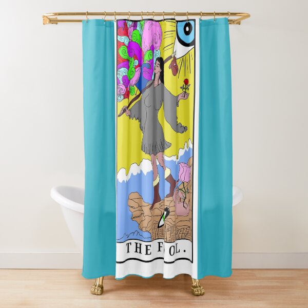 The Fool (c) A.R. Minhas 2018 Shower Curtain