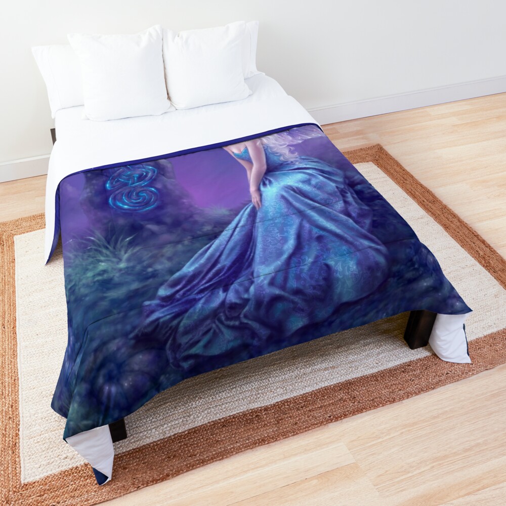 Luminescent Fairy & Dragon Art Comforter