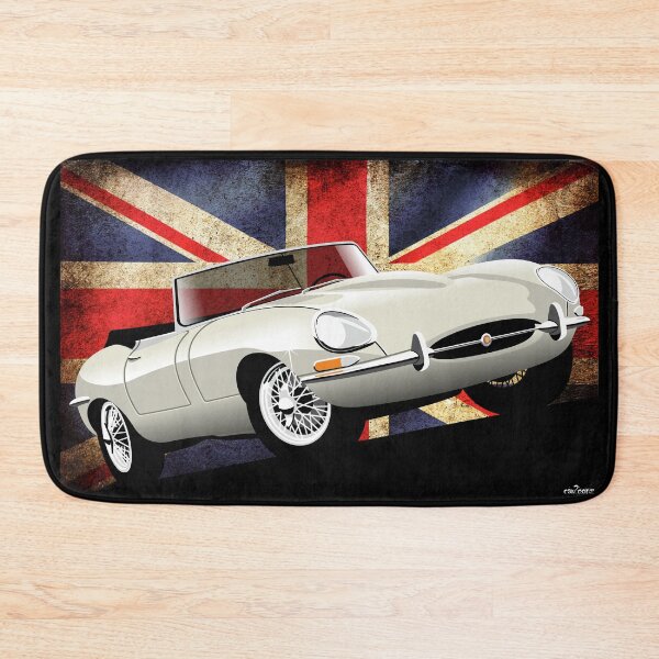 Item preview, E-type series 1 roadster - white designed and sold by car2oonz.