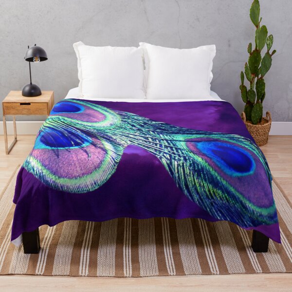 Item preview, Peacock Feather and Purple Sky designed and sold by Erika Kaisersot.