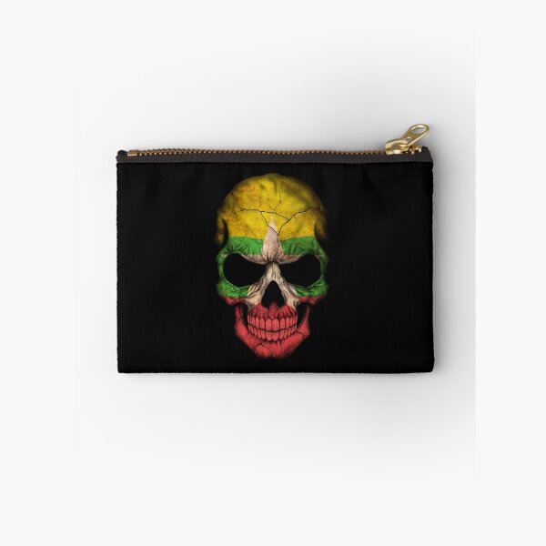 Item preview, Myanmar Flag Skull designed and sold by JeffBartels.