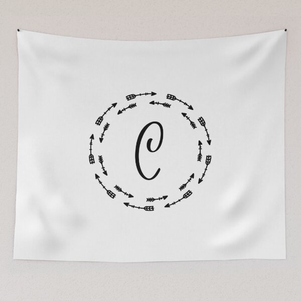 Item preview, Monogram C Arrow Circle designed and sold by simplymonogram.