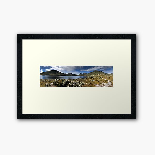 Cradle Mountain pano Framed Art Print