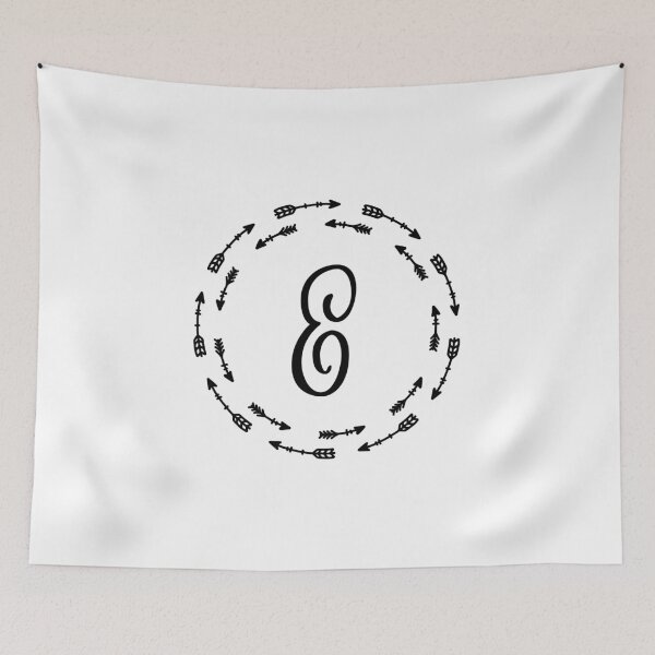Item preview, Monogram E Arrow Circle designed and sold by simplymonogram.