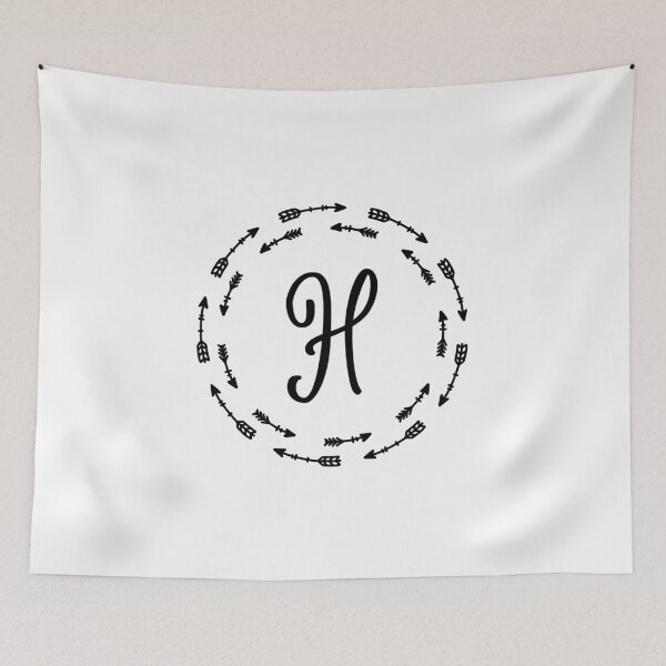 Item preview, Monogram H Arrow Circle designed and sold by simplymonogram.