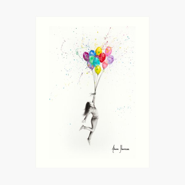 Her Big Dreams Art Print