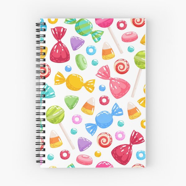 Item preview, Colorful sweets background - spiral candy, lollipops, jelly, candy corn. designed and sold by Reamolko.