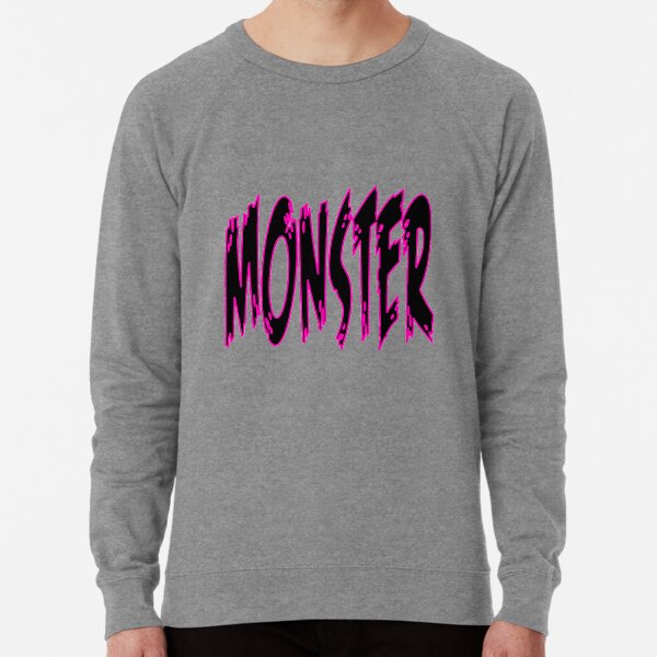 Pink monster energy hoodie clearance