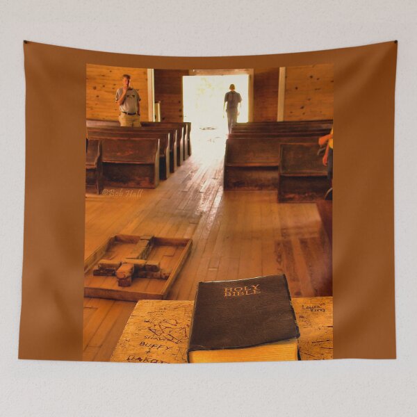 Item preview, "CADES COVE MISSIONARY BAPTIST CHURCH: INTERIOR DESIGN," Photo, for prints and products designed and sold by Bob Hall©.