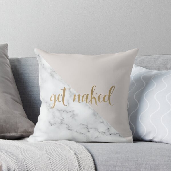 Item preview, Get Naked Bathroom and Bedroom Quote, Blush Pink, Gold Marble designed and sold by meggydesigns.
