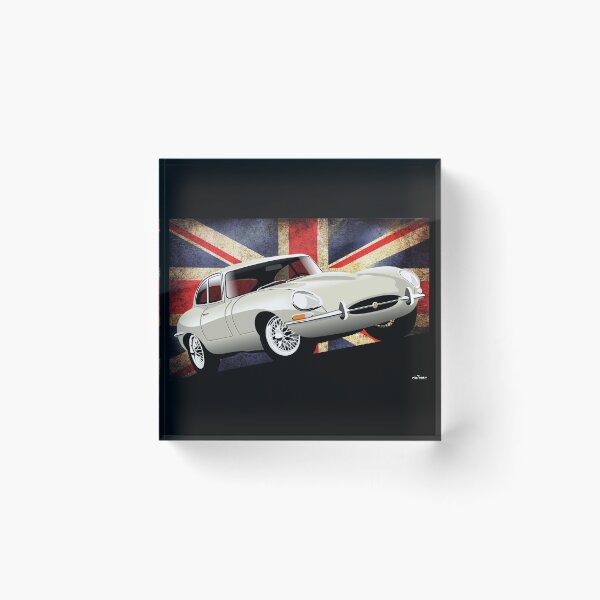 Item preview, E-type series 1 coupe - white designed and sold by car2oonz.