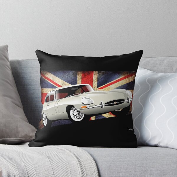 Item preview, E-type series 1 coupe - white designed and sold by car2oonz.