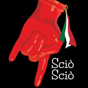 Artwork thumbnail, Funny Italian Lucky Charm Corna Mano Cornuta by zeno27