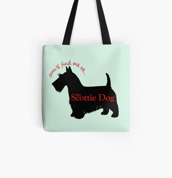 Scottie Dog pub logo All Over Print Tote Bag