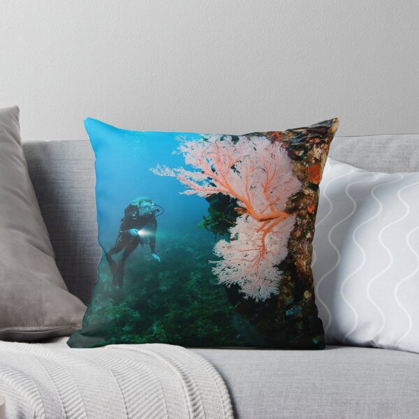 Artikelvorschau, Diver and Gorgonian Fan entworfen und verkauft von Jamie Kiddle.