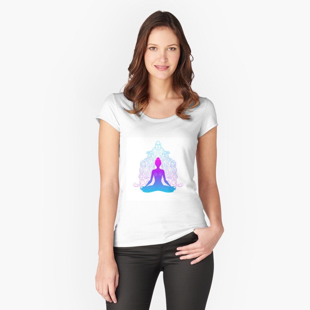 Lotus Shirt  Yoga T-shirt design, Meditation shirt, Tshirt for Fitness –  SeyerDesigns