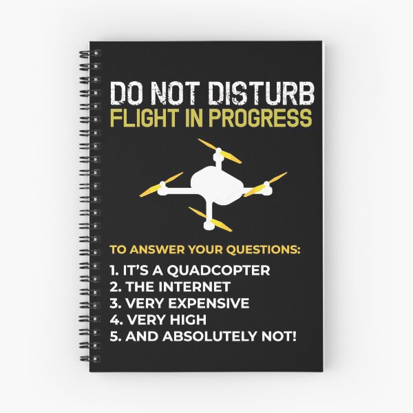 Item preview, Do Not Disturb Flight In Progress Drone designed and sold by MooonTees.