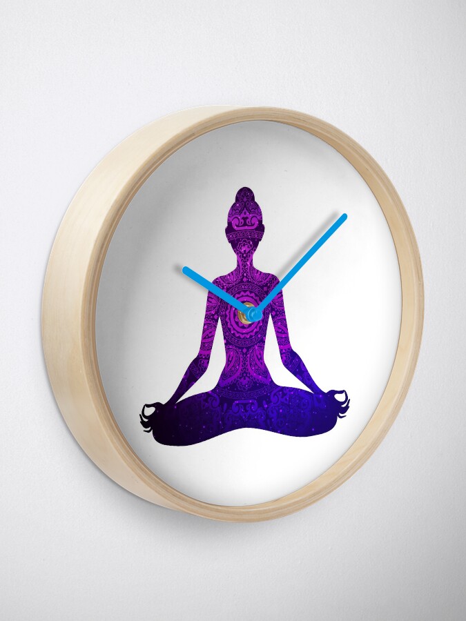 Meditating woman in lotus pose. Yoga illustration. Shiny mandala and stars  background. Tote Bag for Sale by Reamolko