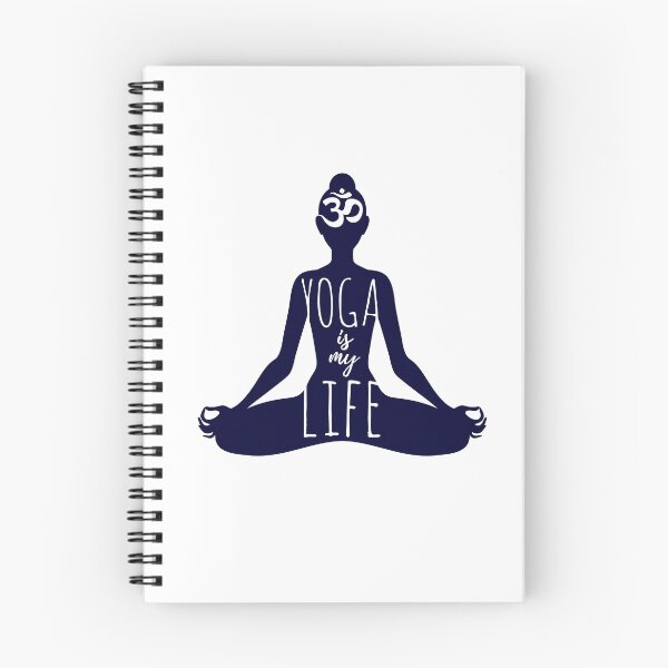 Artikelvorschau, Meditierende Frau im Lotoshaltungsschattenbild. Yoga ist meine Lebensillustration. entworfen und verkauft von Reamolko.