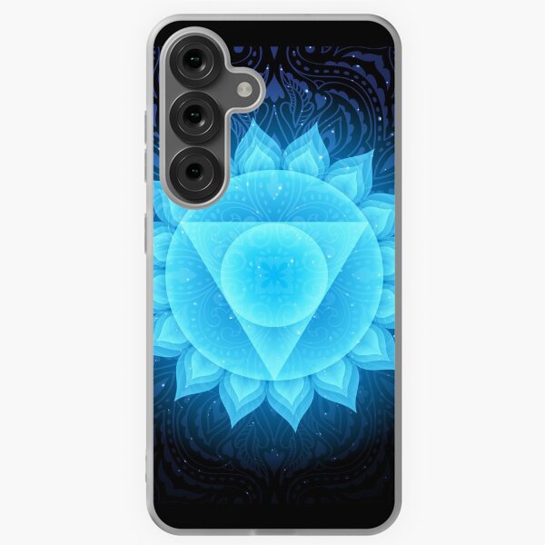 Item preview, Vishuddha chakra with mandala background. Throat chakra. designed and sold by Reamolko.