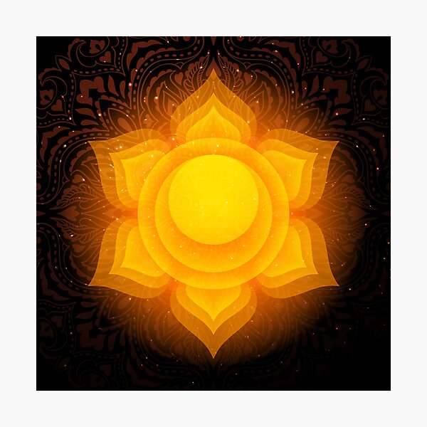Item preview, Swadhisthana chakra with mandala background. Sacral chakra. designed and sold by Reamolko.