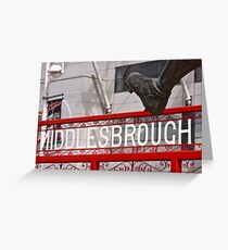 Football - Middlesbrough Greeting Card