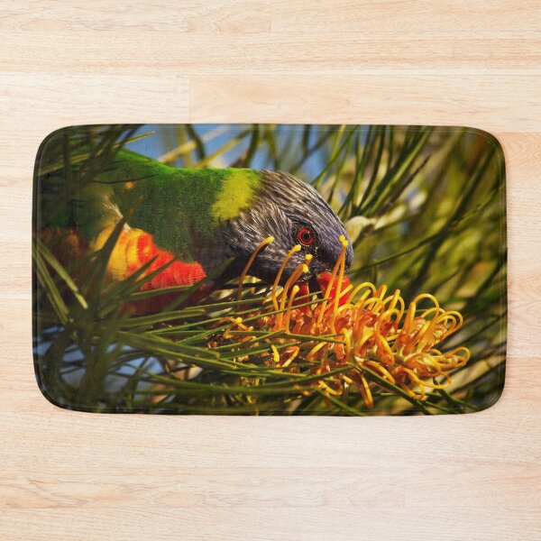 Item preview, Rainbow Lorikeet and Grevillea Honey Gem designed and sold by Ohlordi.
