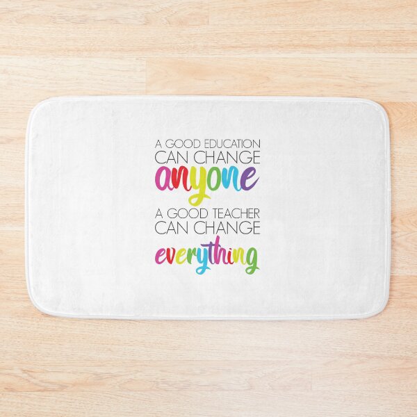 Item preview, A Good Teacher Can Change Everything designed and sold by ladyfacecreates.