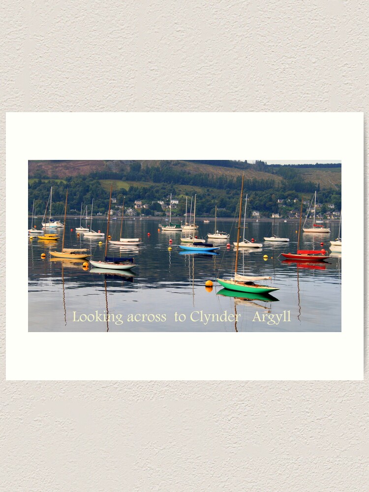 Alternate view of Looking towards Clynder Argyll Art Print