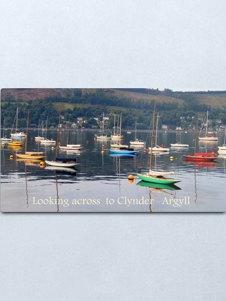 Alternate view of Looking towards Clynder Argyll Metal Print
