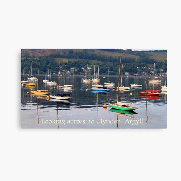 Looking towards Clynder Argyll Canvas Print