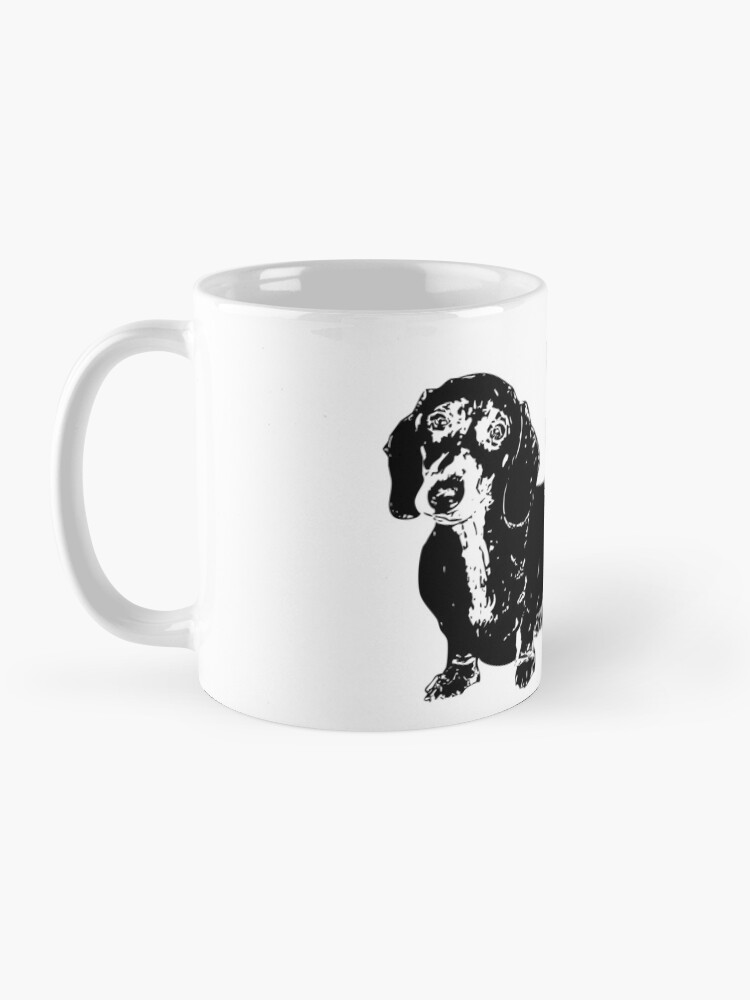 Alternate view of Two Dachshund Puppies Mug