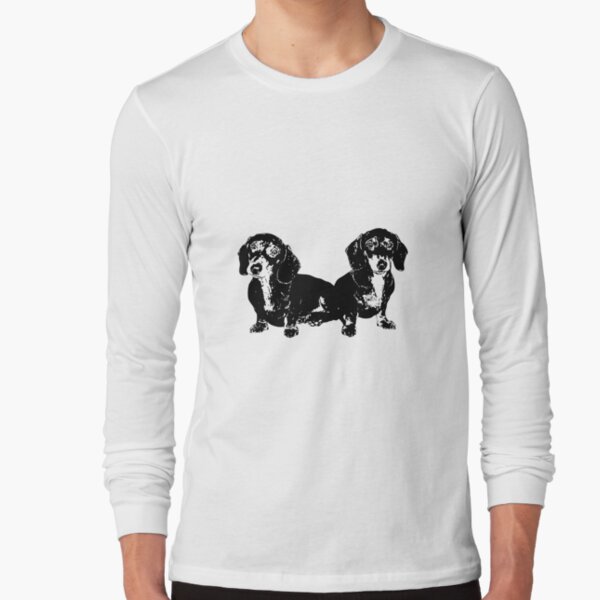 Two Dachshund Puppies Long Sleeve T-Shirt