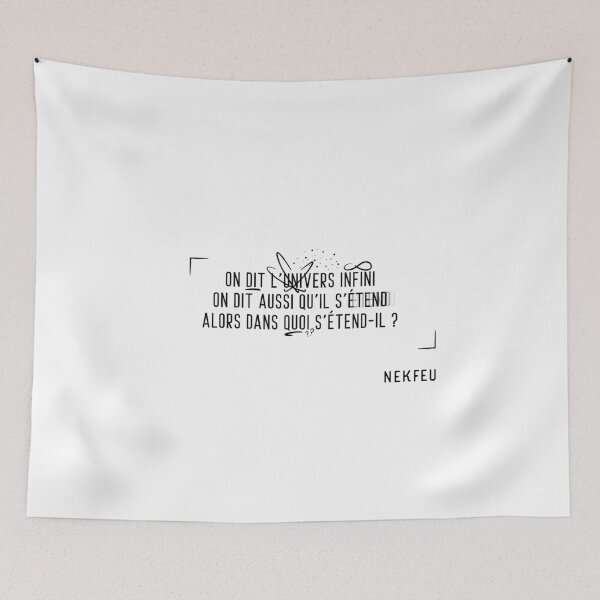Item preview, Nekfeu - Quote designed and sold by Oni  Zuka.