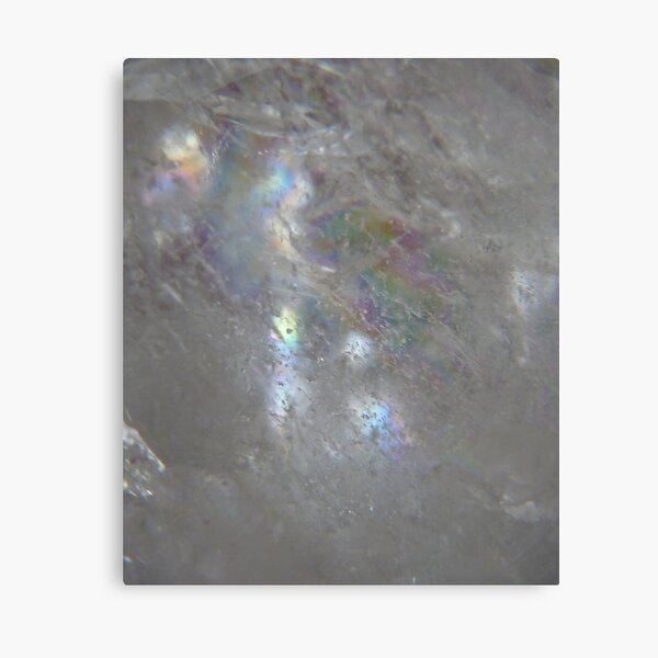 Angelic face in clear quartz Canvas Print