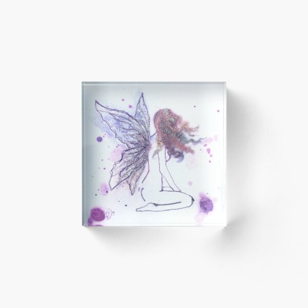 Naked Fairy Acrylic Block