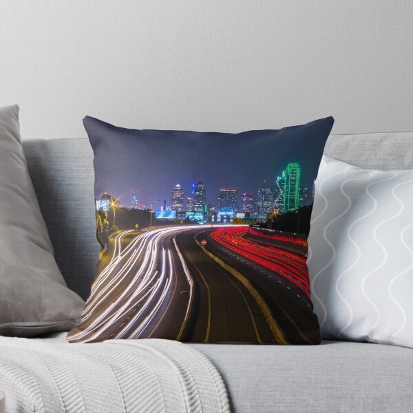 Item preview, El centro de Dallas Light Trails designed and sold by josephhaubert.