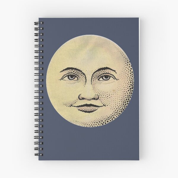 Item preview, friendly smiling moon face designed and sold by blothed.