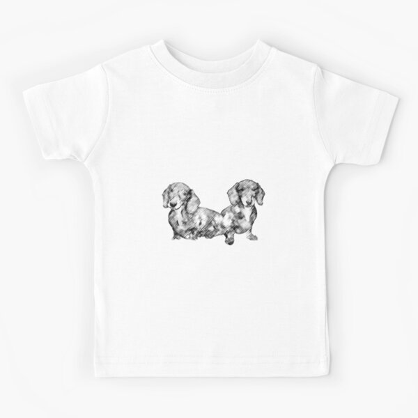 Dunst ♥ UNISEX DRAWING PUPPY T-SHIRT /追跡付 ra,kids_tee,x750,FFFFFF:
