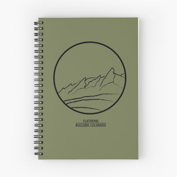 Item preview, Flatirons Boulder Colorado Line Art designed and sold by ColorKitMedia.