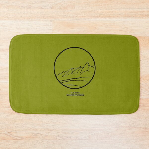 Item preview, Flatirons Boulder Colorado Line Art designed and sold by ColorKitMedia.