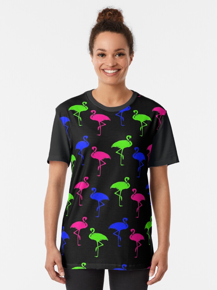 flamingo printed shirt