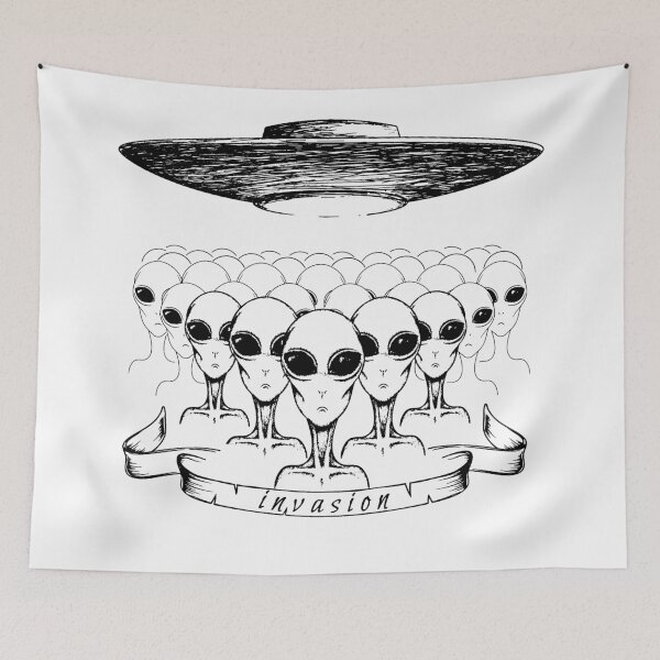 Item preview, Alien Invasion designed and sold by FantasySkyArt.