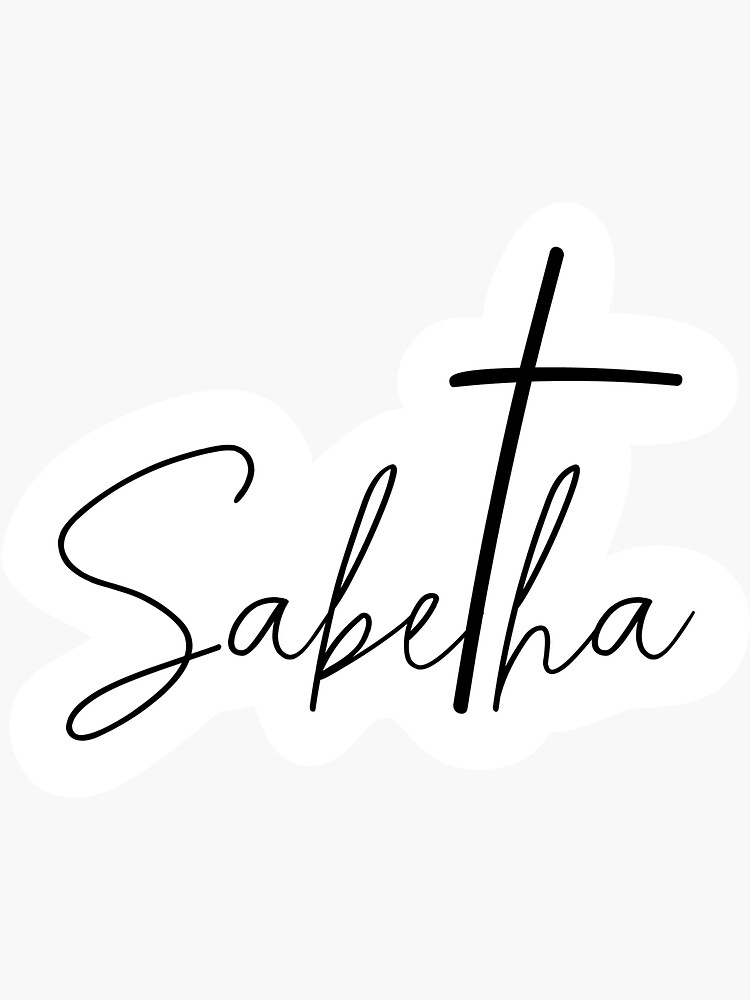 "Sabetha Cross" Sticker for Sale by KSwildflower Redbubble