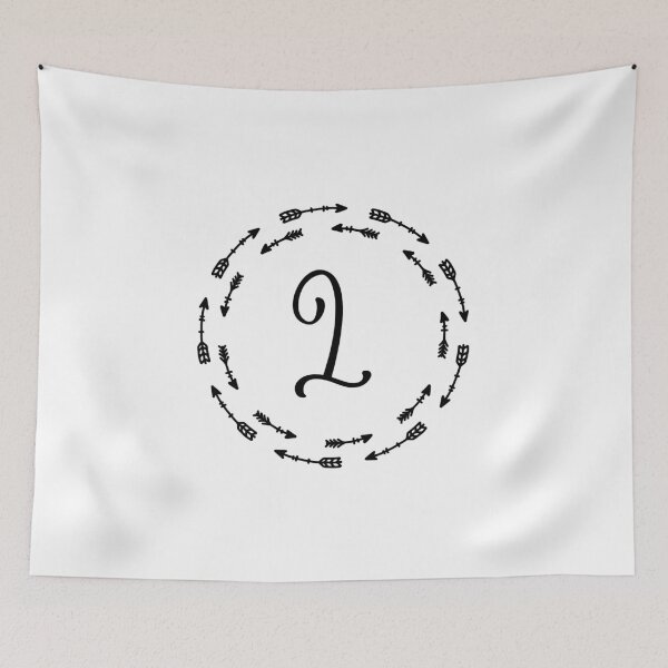 Item preview, Monogram L Arrow Circle designed and sold by simplymonogram.