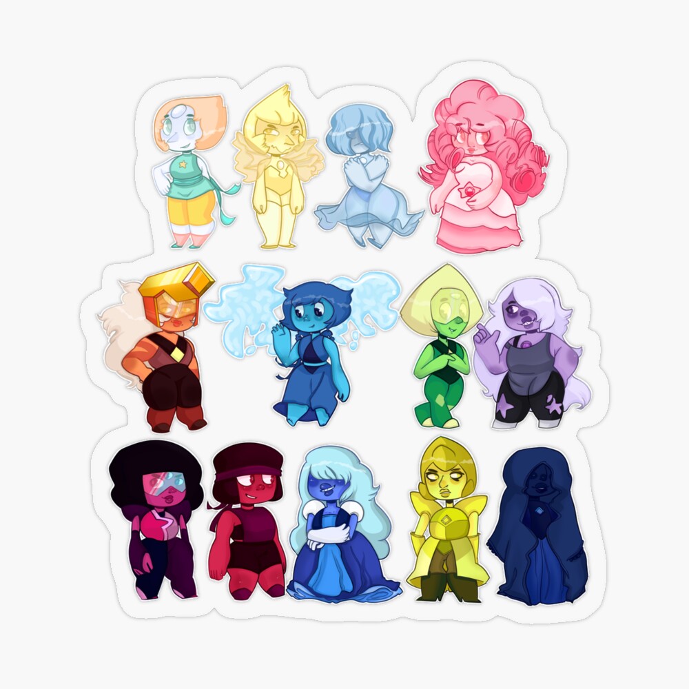 Small Chibi Steven Universe Gems