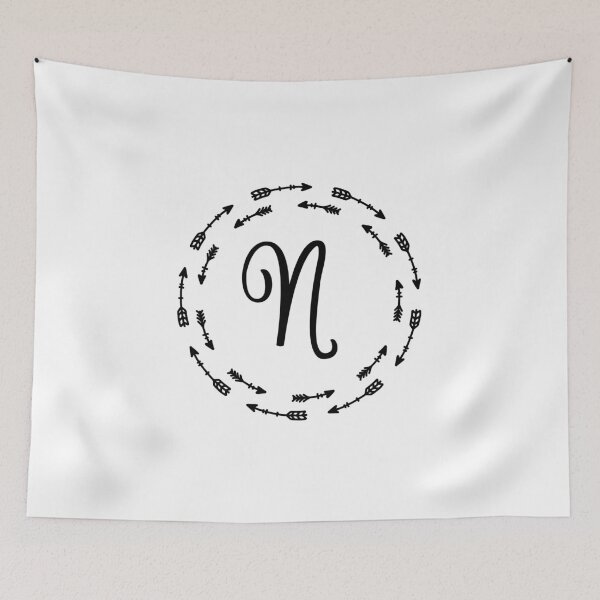 Item preview, Monogram N Arrow Circle designed and sold by simplymonogram.