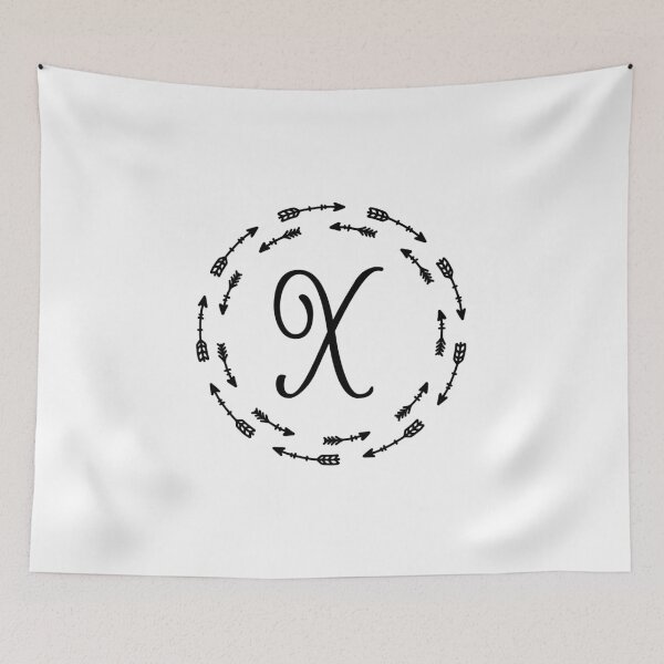 Item preview, Monogram X Arrow Circle designed and sold by simplymonogram.